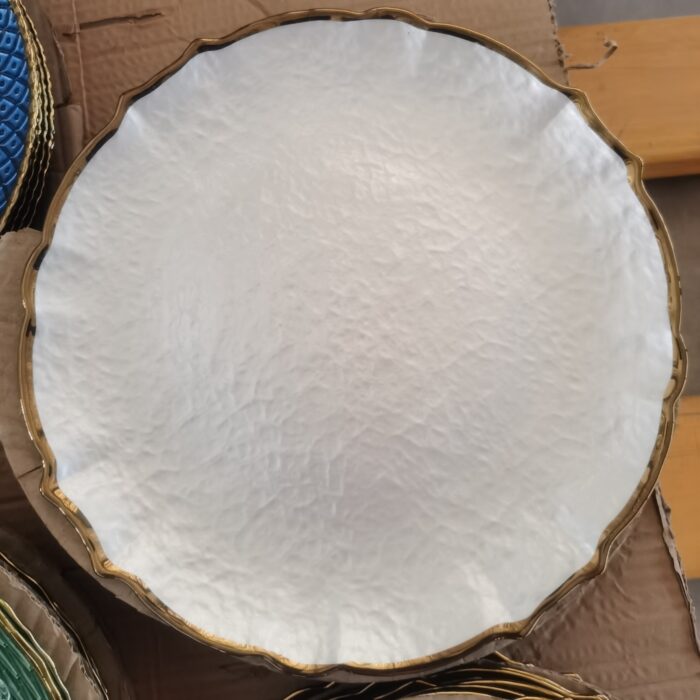 white plate
